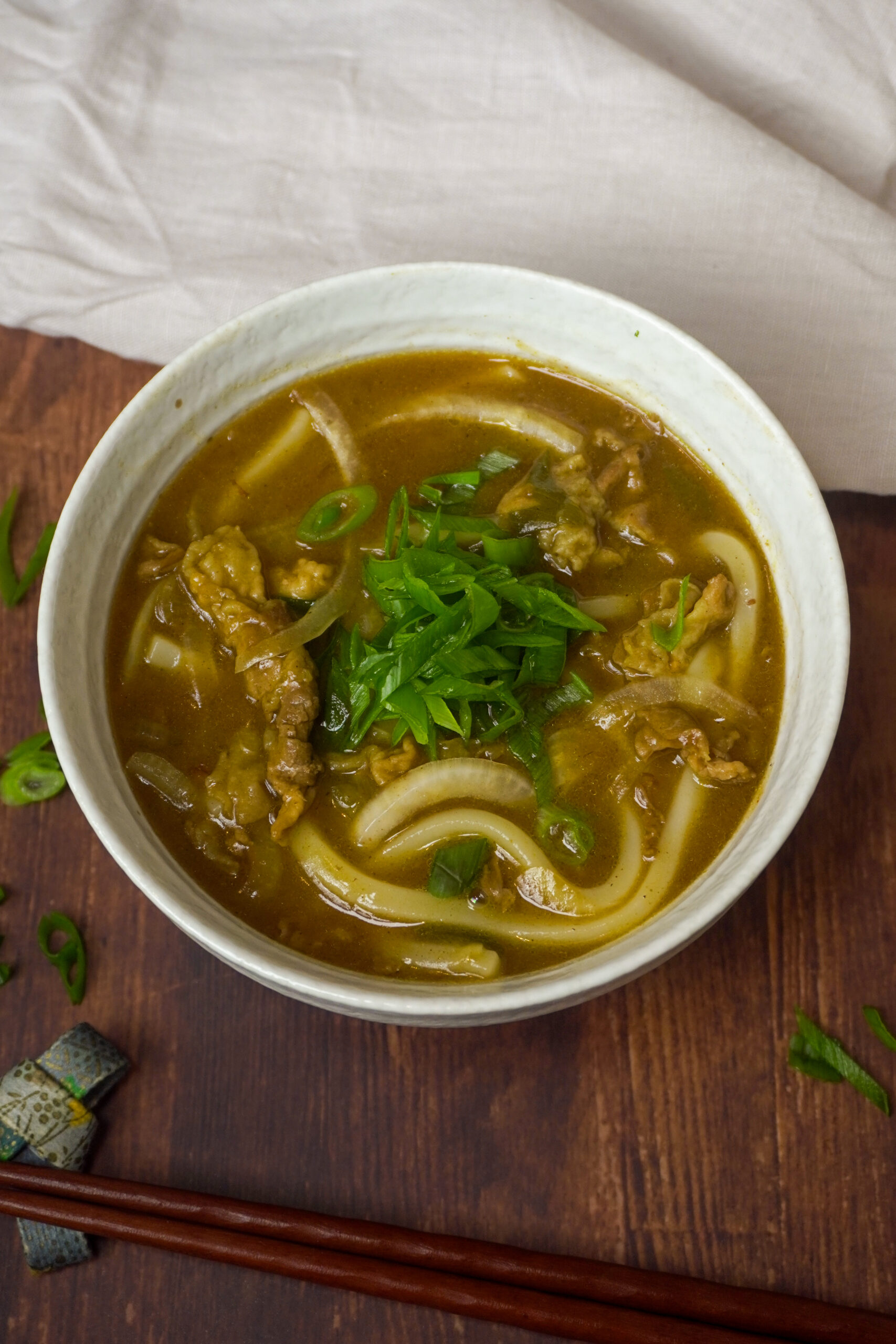 Curry Udon Rezept – Udon Nudeln mit japanischem Curry