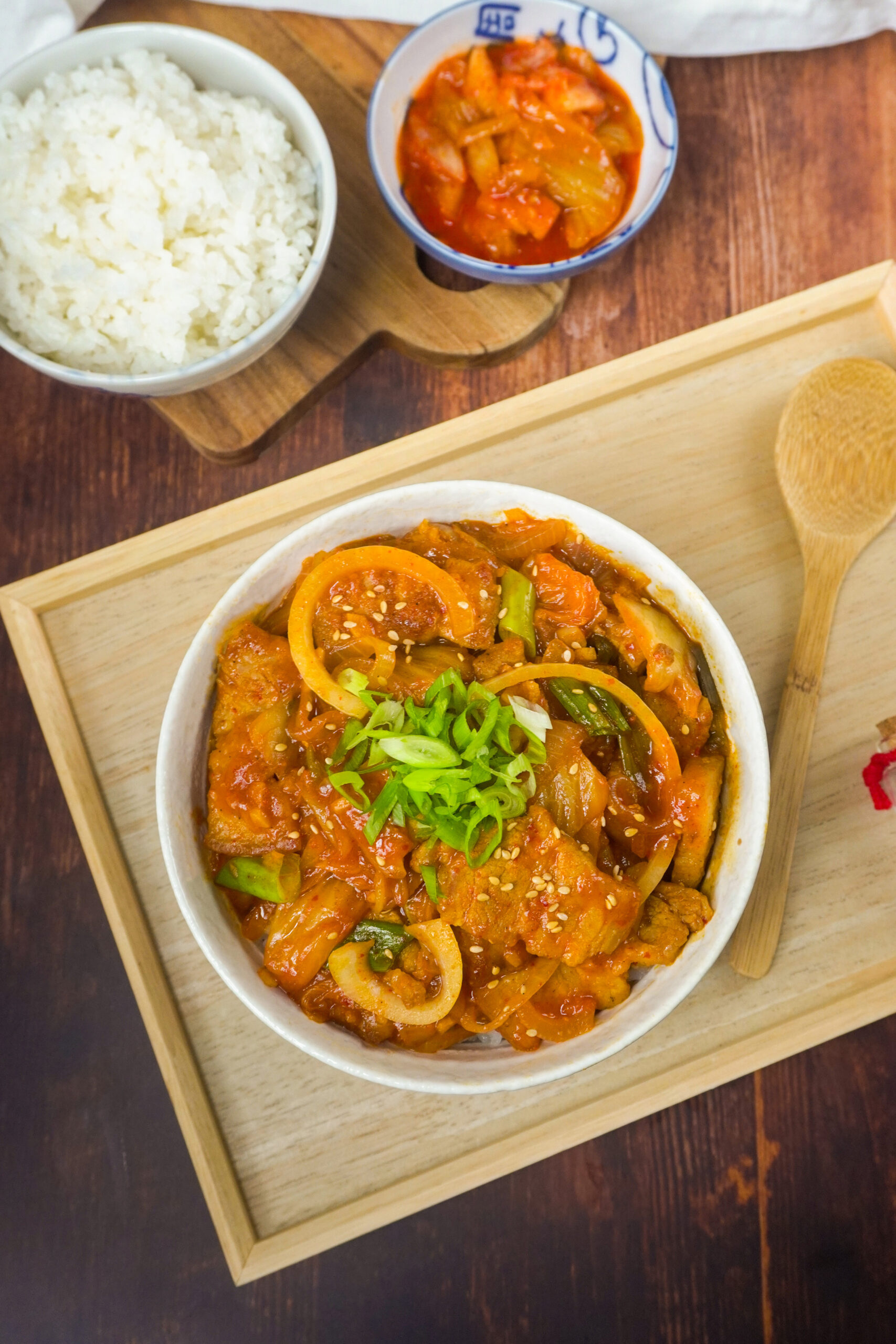 Einfache Kimchi Bowl – Buta Kimchi Don Rezept