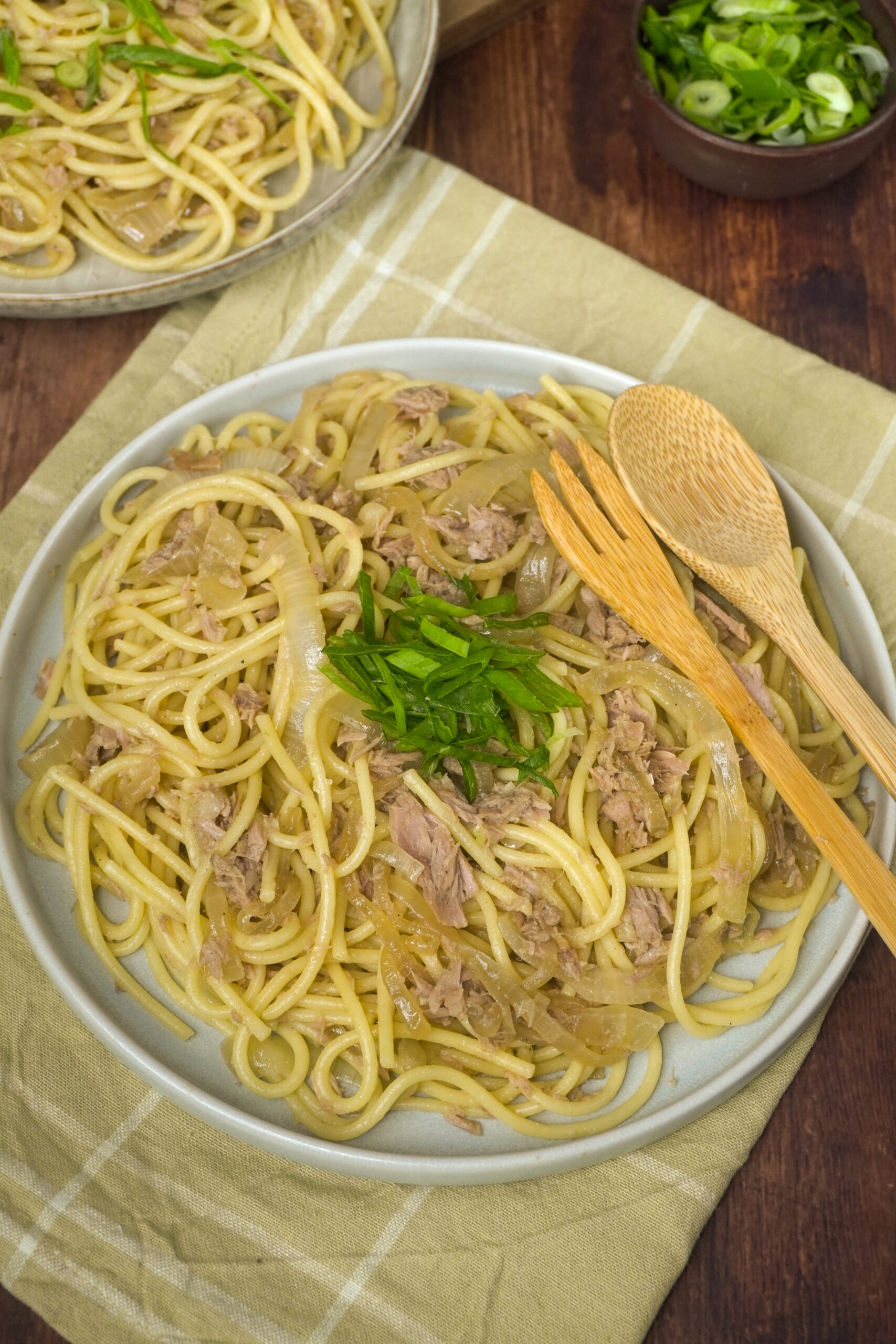 Thunfisch Pasta Rezept nach japanischer Art